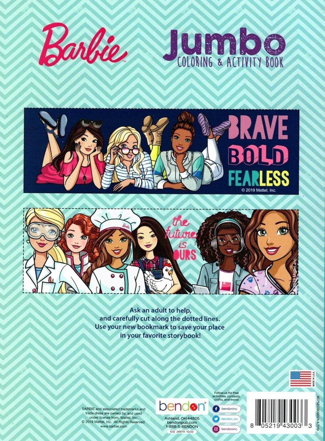 Barbie - Jumbo Coloring & Activity Book (Set of 2 Books)