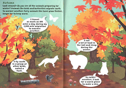 Sticker Activity Book - Walk Through The Seasons, Around The World With Stickers