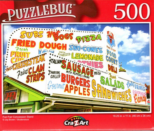 Fun Fair Concession Stand - 500 Pieces Jigsaw Puzzle