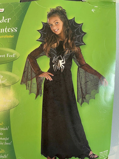 Rubies Girls Spider Countess Halloween Costume 10-12