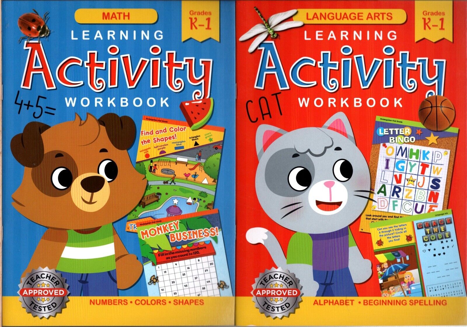 Learning Activity Workbook Grades K 1 + Math Grades K 1 - Teacher Appr ...