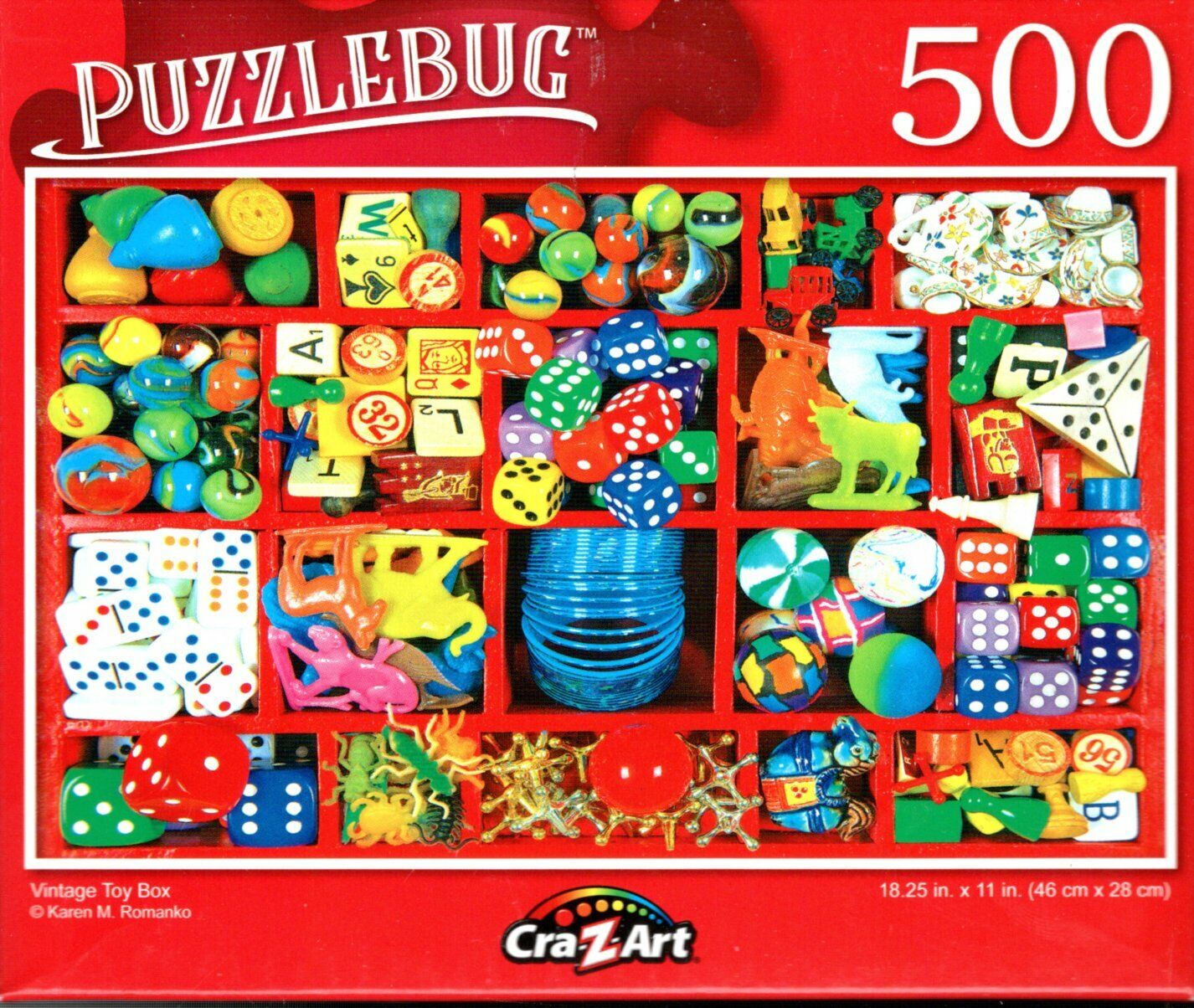 Vintage Toy Box - 500 Pieces Jigsaw Puzzle
