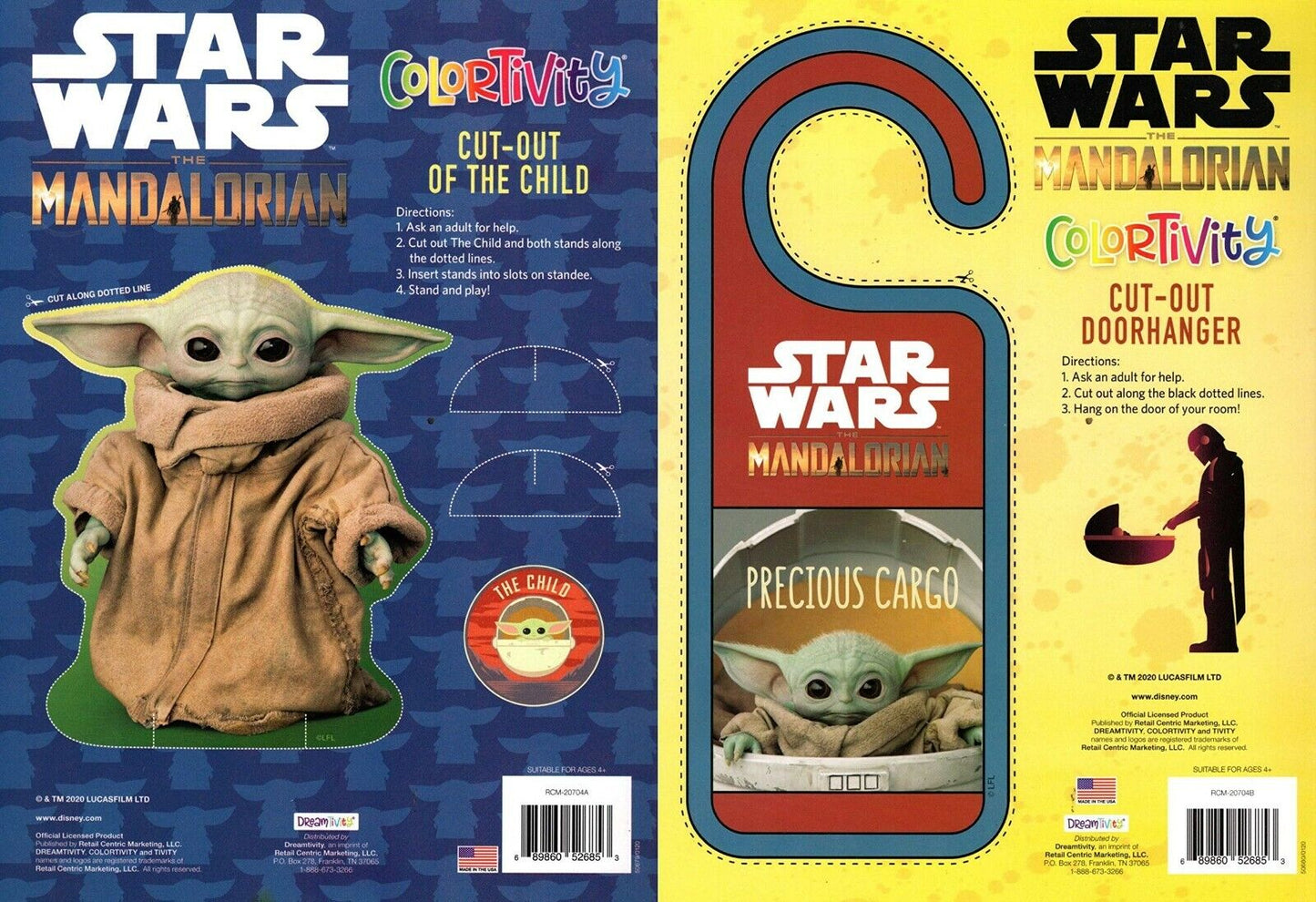 Star Wars - Coloring & Activity Books - Mando & The Child, Small But Mighty Set