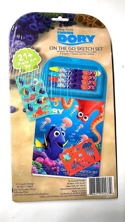 Disney Pixar - Finding Dory On The Go Sketch Set