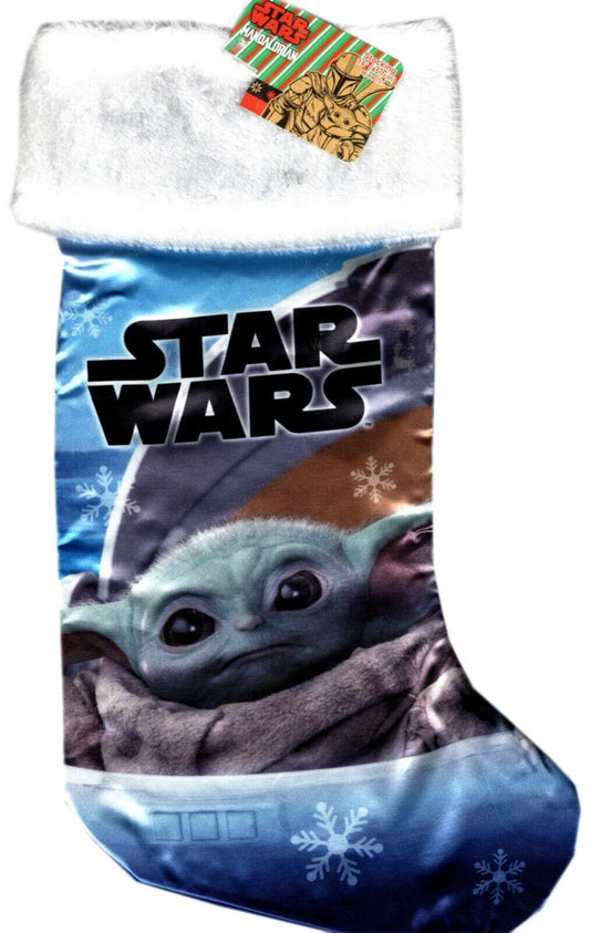 Star Wars - 18" Full Printed Satin Christmas Stocking with Plush Cuff