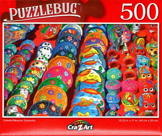 Colorful Mexican Souvenirs - 500 Pieces Jigsaw Puzzle