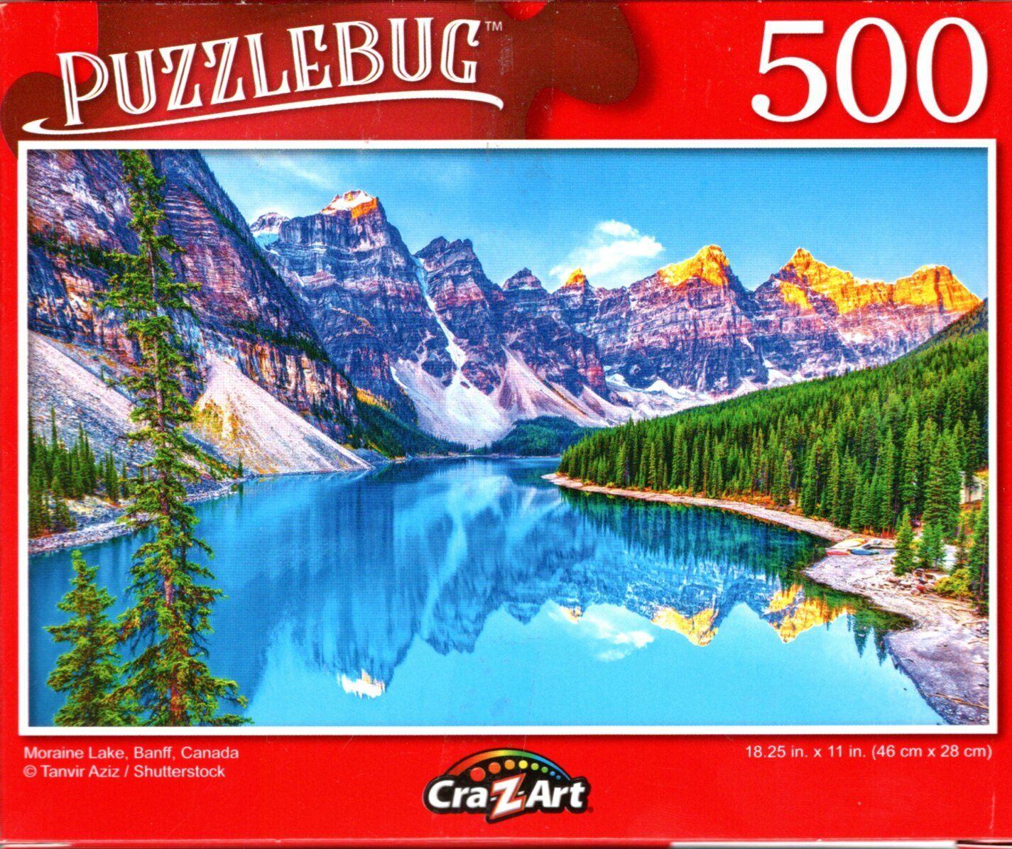 Moraine Lake, Banff, Canada - 500 Pieces Jigsaw Puzzle