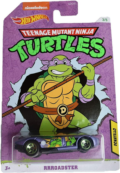 Hot Wheels TMNT Donatello RRRoadster 3/5, Purple