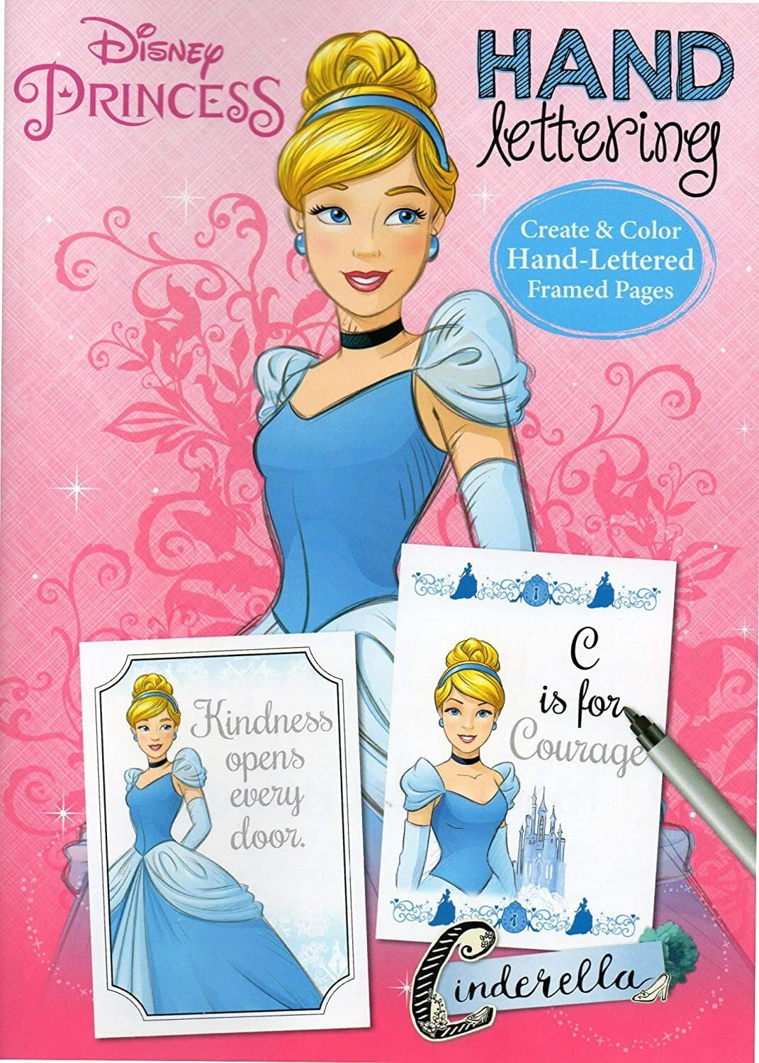 Disney Princess - Hand Lettering & Doodles Activity & Coloring Book (Set of 2)