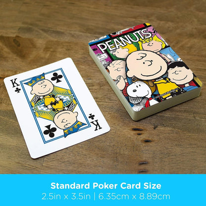 AQUARIUS Peanuts & Garfield - Playing Cards (Set of 2)