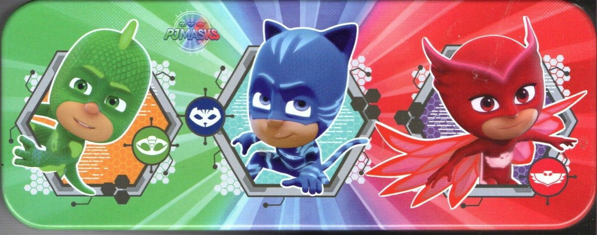 PJ Masks - Metal Tin Case Pencil Box Storage (1 Case per order)