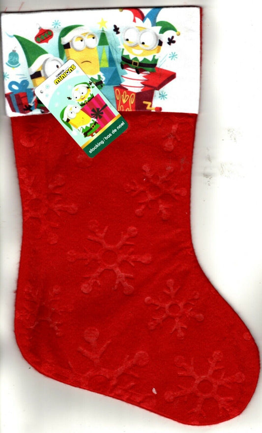 Minions - 18" Felt Holiday Stocking Home Decor