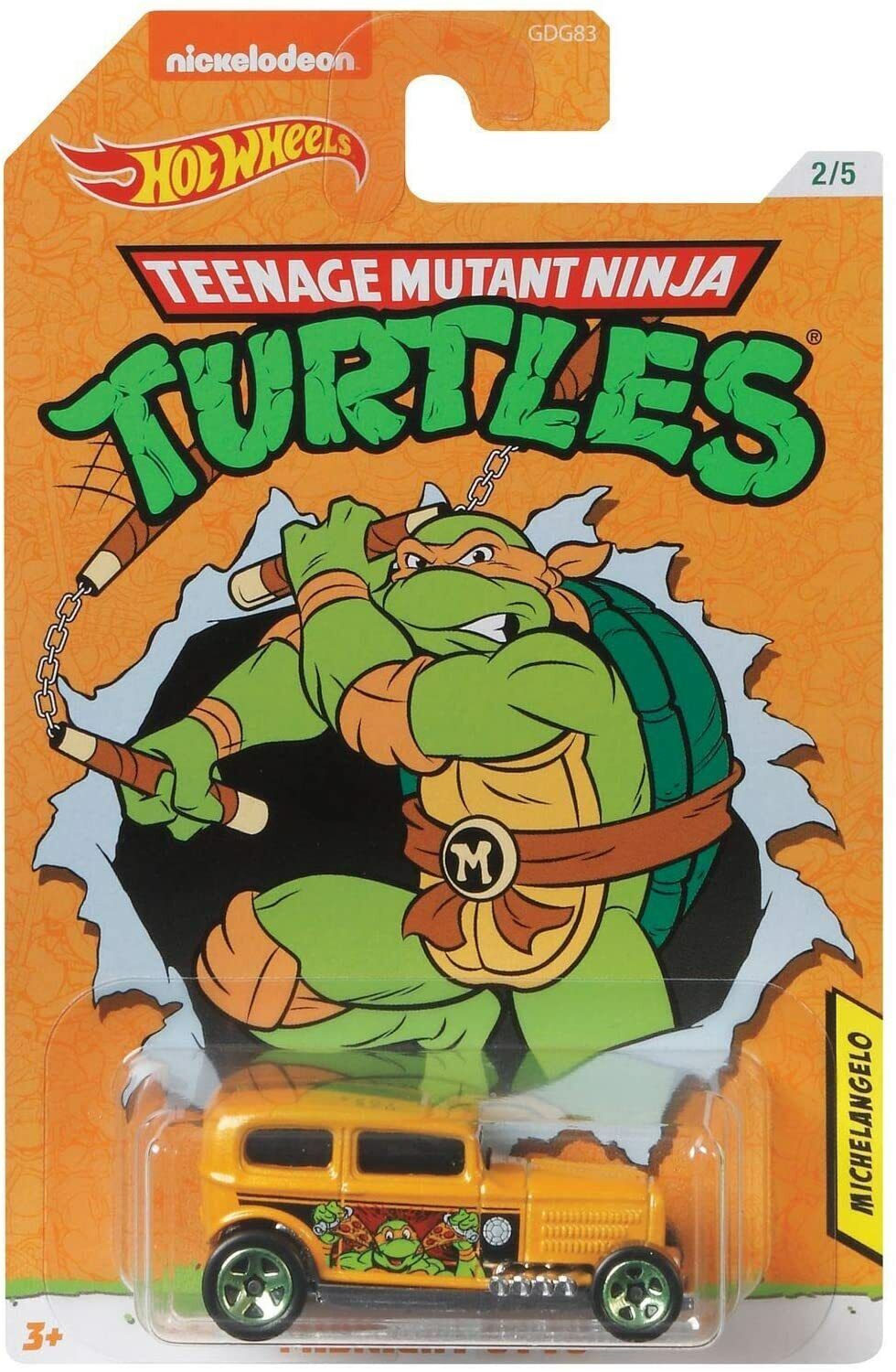 Hot Wheels TMNT Midnight Otto 2/5, Yellow