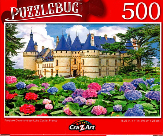 Fairytale Chaumont - sur - Loire Castle, France - 500 Pieces Jigsaw Puzzle