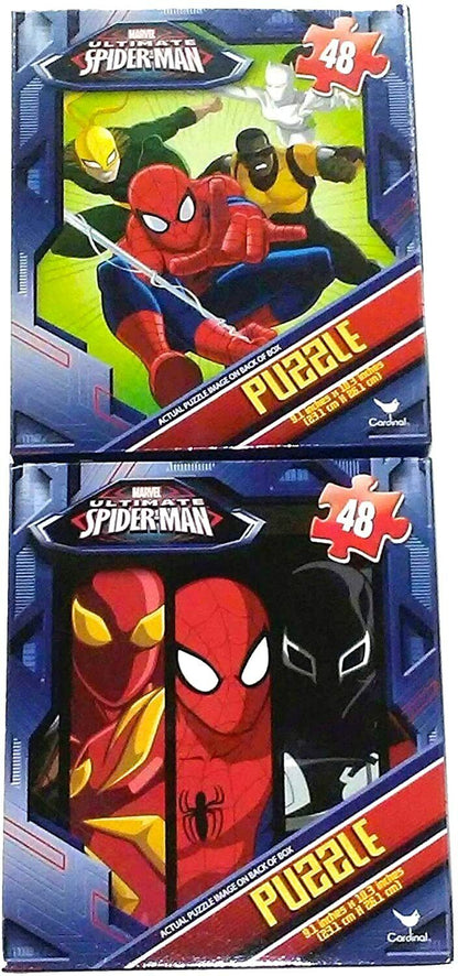 Marvel Ultimate Spiderman Puzzles (Set of 2) Luke Cage, Iron Fist, Nova (48 Pc)