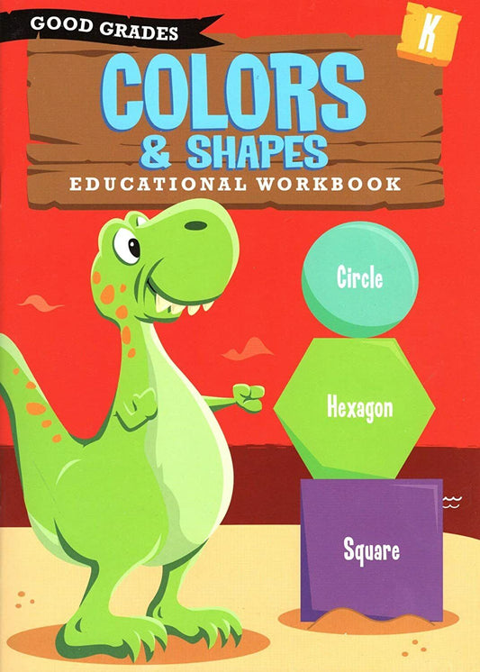 Good Grades Kindergarten Educational Workbooks Colors & Shapes - v2