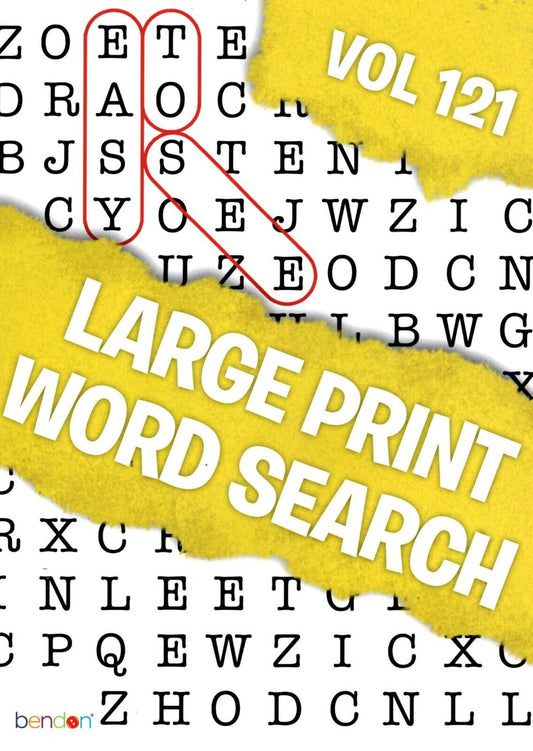 Large Print Word Search - All New Puzzles - (2018) - Vol.121 Book