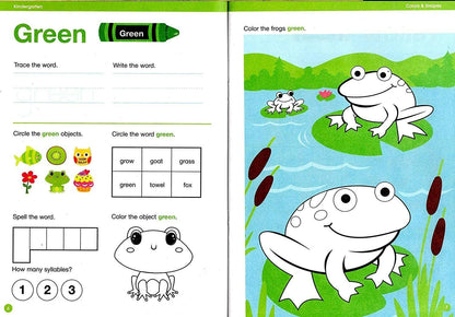 Good Grades Kindergarten Educational Workbooks Colors & Shapes - v2