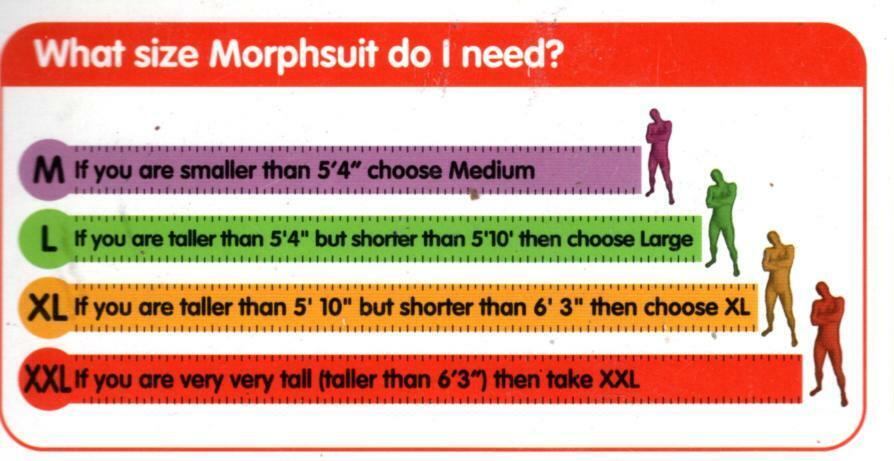 Morphsuits Men's Adult Costume XLarge