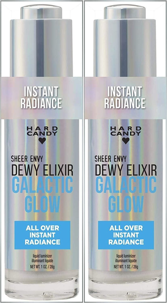Hard Candy Sheer Envy Galactic Glow Dewy Elixir, 1493 Dewy, 1 oz (Set of 2)
