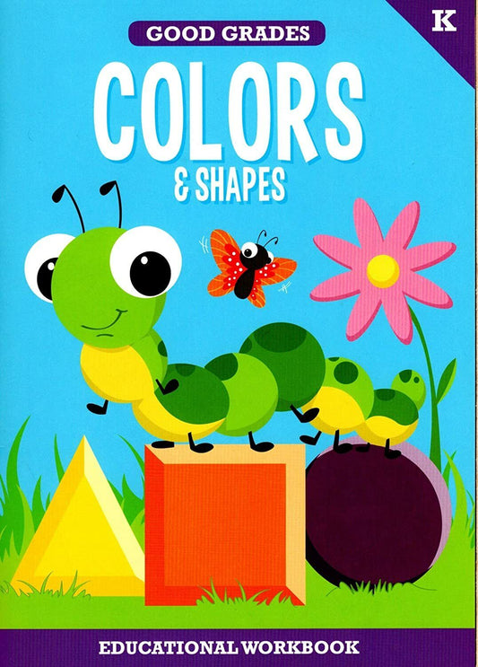 Good Grades Kindergarten Educational Workbooks Colors - v2