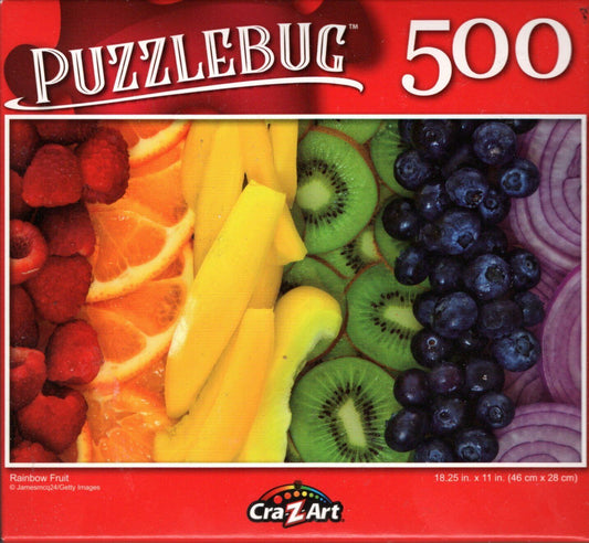 Rainbow Fruit - 500 Pieces Jigsaw Puzzle