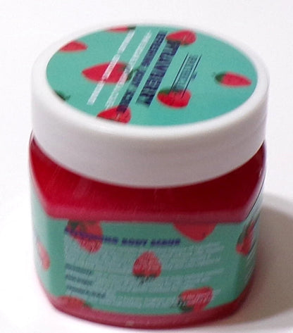 The Spathecary Strawberry Refreshing Body Scrub Pink Sugar & Vitamins (Set of 3)
