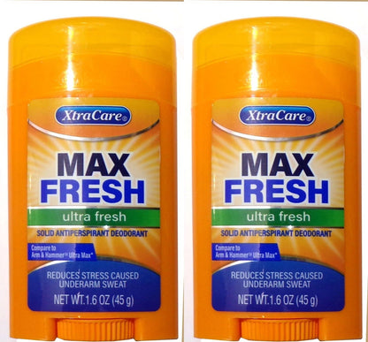Extra Care Antiperspirant Deodorant Max Fresh Ultra Fresh 2.0 oz (Set of 2)