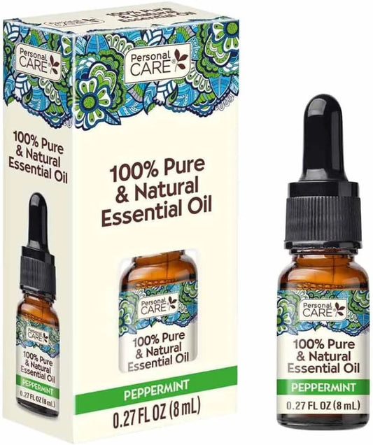 100% Pure & Natural Peppermint Essential Oil, 0.27 fl oz