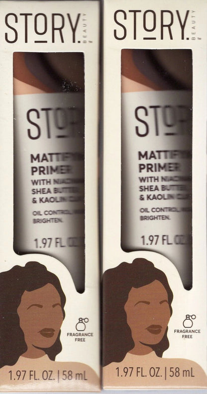 Story Mattifying Primer With Niacinamide Shea Butter/Kaolin Clay Oil Control Set