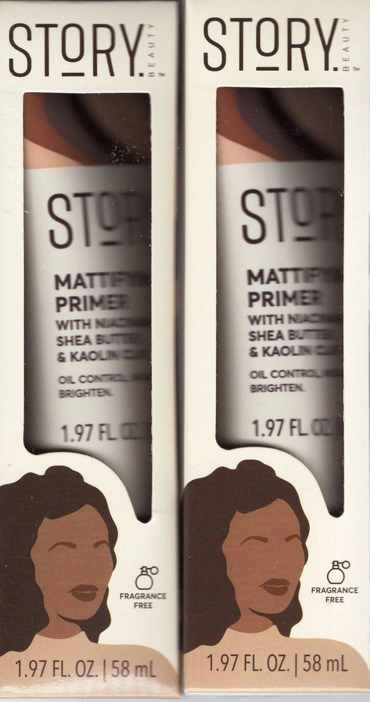 Story Mattifying Primer With Niacinamide Shea Butter/Kaolin Clay Oil Control 58m