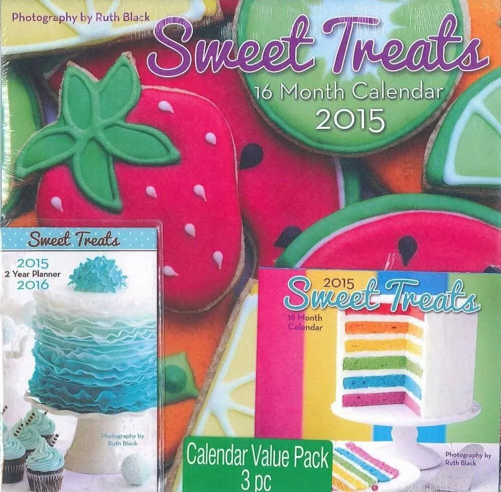 2015 Wall Calendar Value Pack (Sweet Treats)