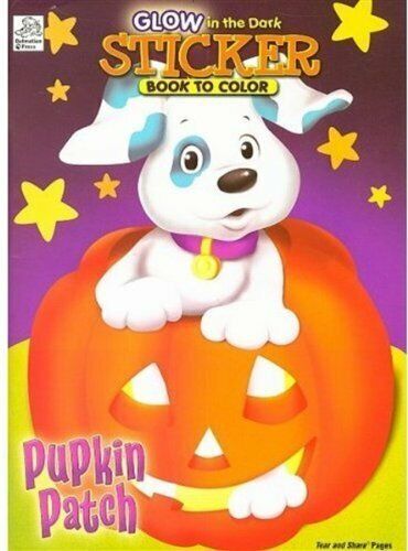 Puppy Patch [With Stickers] (Glow in the Dark Sticker Book to Color)