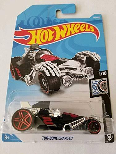 Hot Wheels 2019 Rod Squad 145/250: Tur-Bone Charged (Black/Red) - Int. Card