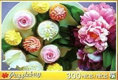 Cupcake Floral Delight - 300 Pieces Jigsaw Puzzle