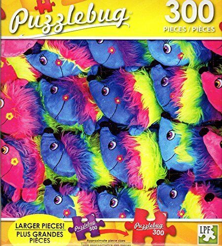 Colorful Hedgehog Fun Fair Prizes - 300 Pieces Jigsaw Puzzle