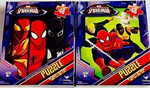 2 PACK ULTIMATE SPIDERMAN PUZZLE IN THE BOX 48 EACH/ACTUAL IMAGE