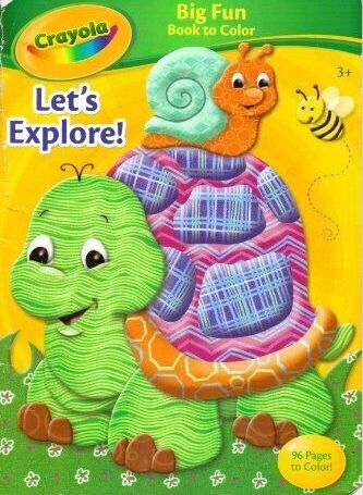 Crayola Big Fun Book to Color ~ Let's Explore!