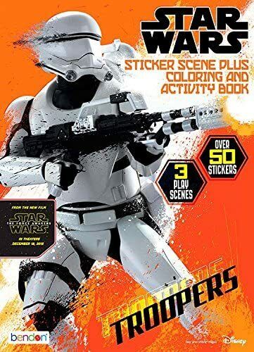Star Wars Coloring & Activity Book w/ Sticker Scenes