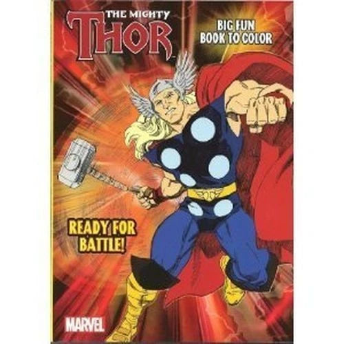 The Mighty Thor: Ready for Battle (Big Fun Book to Color)