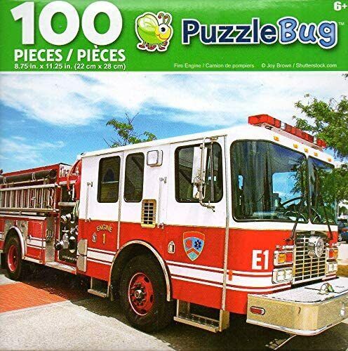 Fire Engine - PuzzleBug - 100 Piece Jigsaw Puzzle