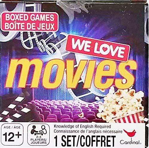 We Love Movies - Cinema Trivia Questions Boxed Card Game - Family Fun