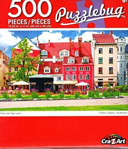 Cra-Z-Art Pretty Cafe, Riga, Latvia - 500 Piece Jigsaw Puzzle