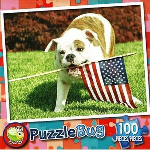 American Dog - 100 Pieces Jigsaw Puzzle