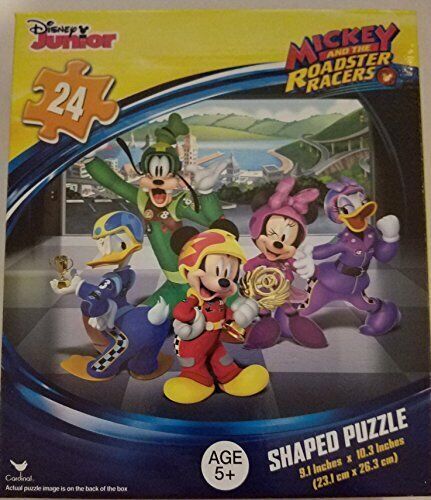 Mickey and the Roadster Racers 24 Piece Shaped Puzzle