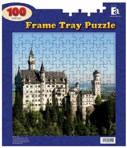 Frame Tray Puzzle 100 Pieces 12"x14"-castle
