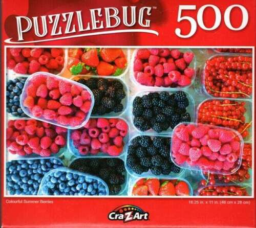 Colorful Summer Berries - 500 Pieces Jigsaw Puzzle