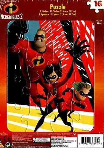 Disney Pixar Incredibles 2 - 16 Pieces Jigsaw Puzzle - v1