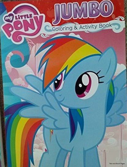 My Little Pony Jumbo Coloring & Activity Book ~ Rainbow Dash