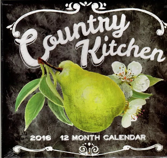 Country Kitchen - 2016 12 Month Wall Calendar